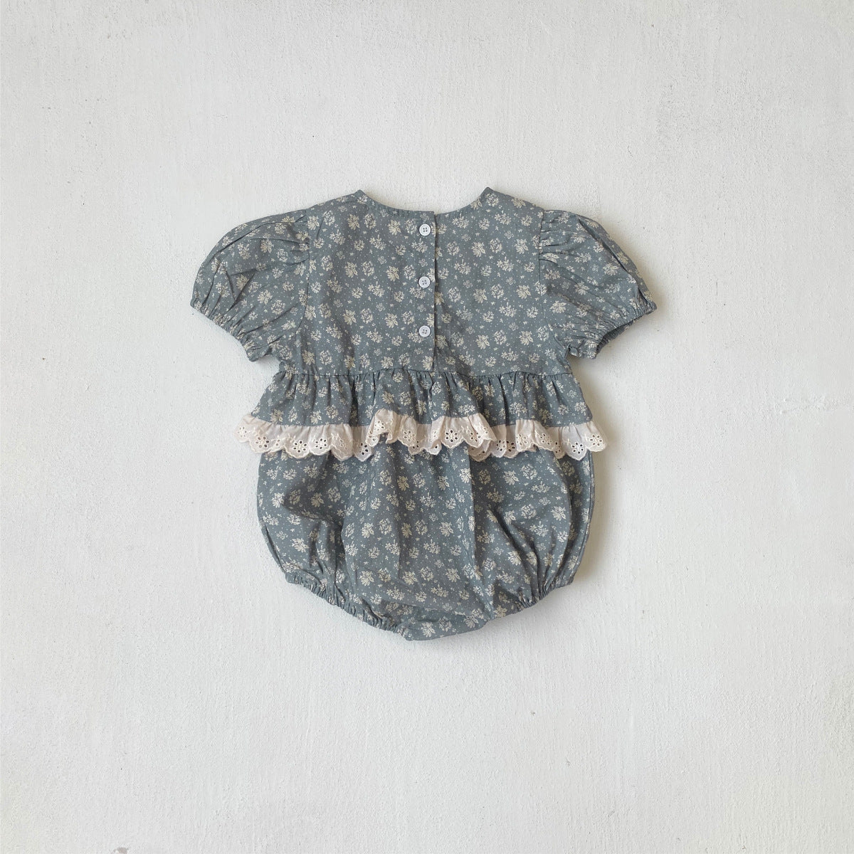 Summer Arrival Northern Europe Floral Pattern Short Sleeves Onesies for Stylish Girls, MyKids-USA®, Baby One-Pieces, MyKids-USA -  -  -  -  -  -  - 