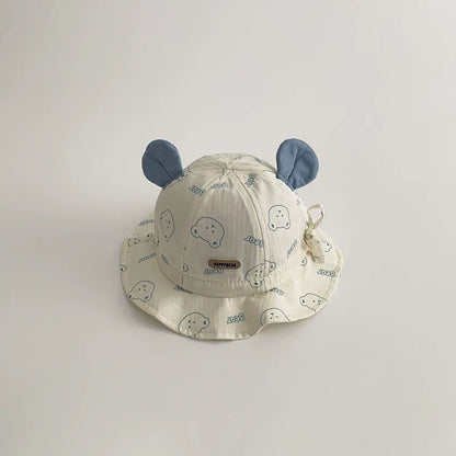 Baby Summer Cute Cartoon Hats, MyKids-USA®, Baby & Toddler Hats, MyKids-USA - Size/Age - S (0-3Y) - Color - Blue -  -  - TR2604262348-A.
