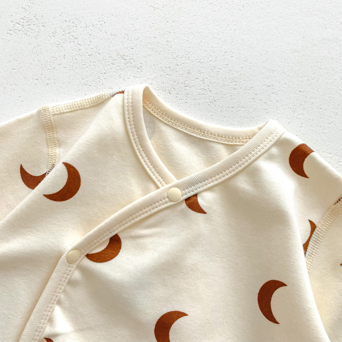 Autumn Arrival Baby Unisex Long Sleeves Moons Pattern Rompers with Hat, MyKids-USA®, Baby One-Pieces, MyKids-USA -  -  -  -  -  -  - 