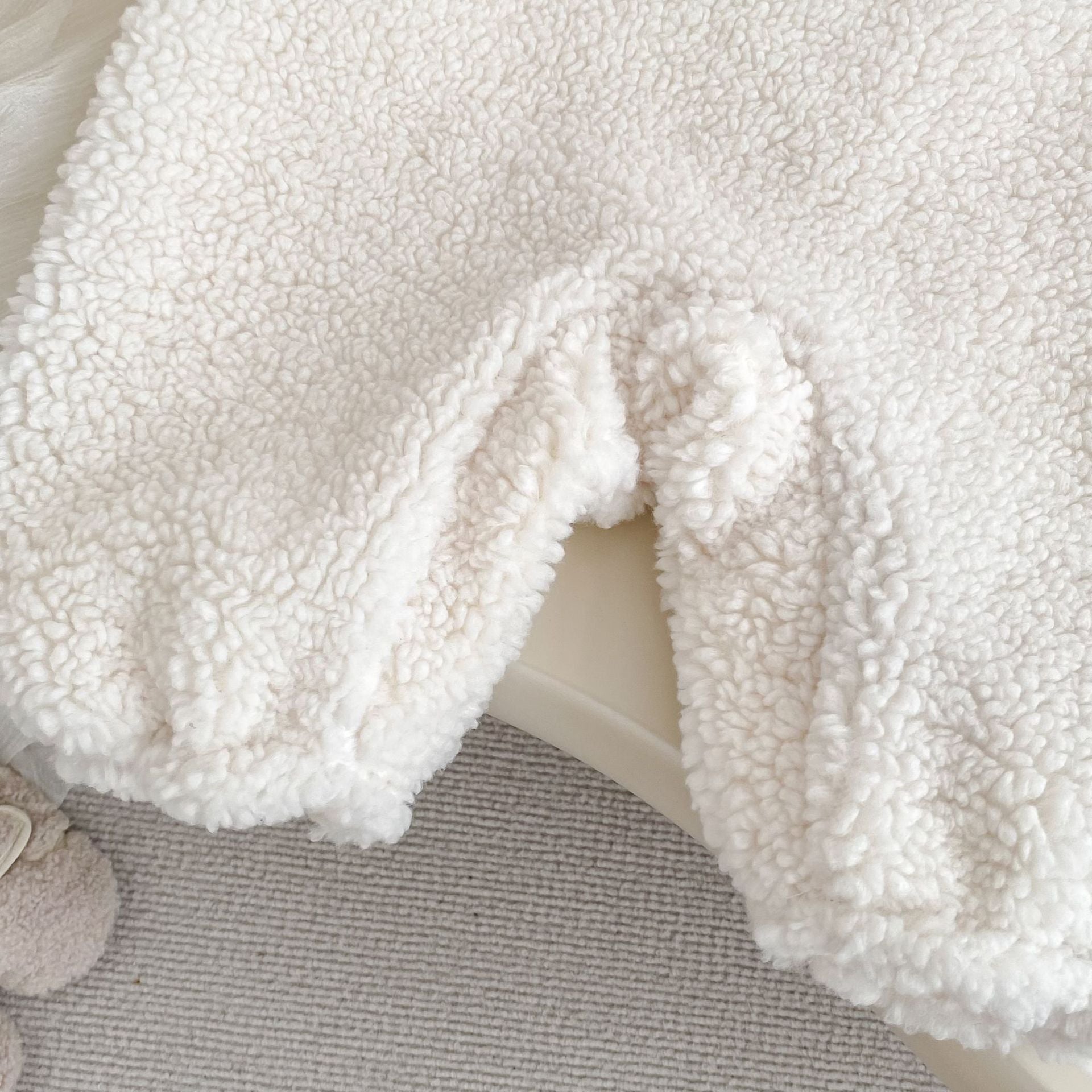 Winter Arrival Baby Girls Sleeveless Cartoon Pattern Fluffy Warm Rompers, MyKids-USA®, Baby One-Pieces, MyKids-USA -  -  -  -  -  -  - 