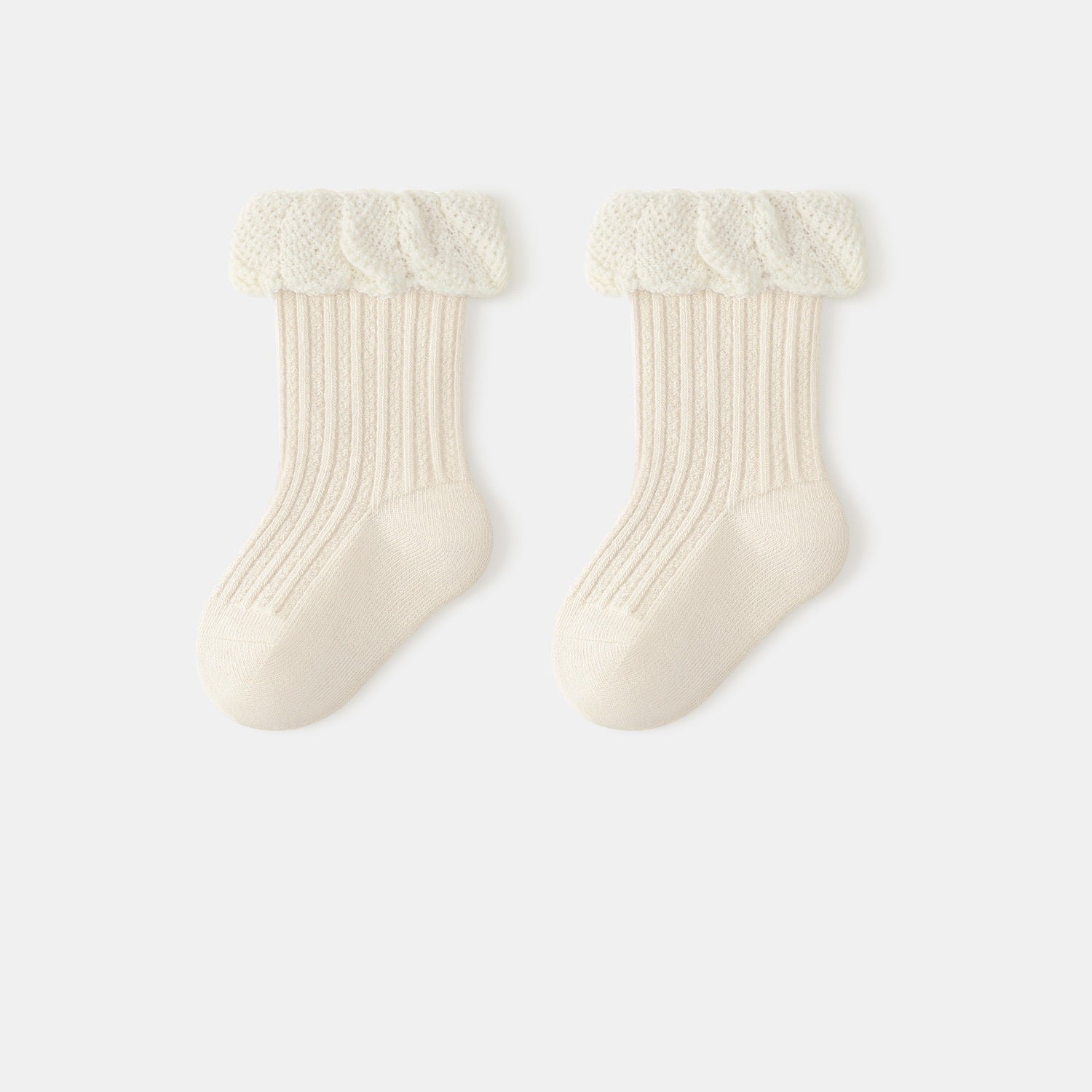 Autumn and Spring Baby Kids Girls Breathable Color Patchwork Cute Socks, MyKids-USA®, Baby & Toddler Socks & Tights, MyKids-USA - Size/Age - S (0-1Y) - Color - Beige -  -  - TR2601081413-A.