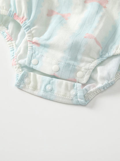 Summer Arrival Baby Girls Fly Sleeves Geometric Pattern Bodysuit, MyKids-USA®, Bodysuits, MyKids-USA -  -  -  -  -  -  - .