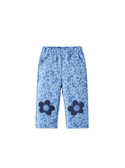 MyKids-USA® Arrival Autumn Floral Pattern Pants for Girls
