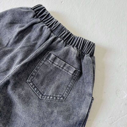 Summer Baby Kids Casual Solid Color Short Sleeves Top with Denim Shorts Clothing Set for, MyKids-USA®, Baby & Toddler Outfits, MyKids-USA -  -  -  -  -  -  - 