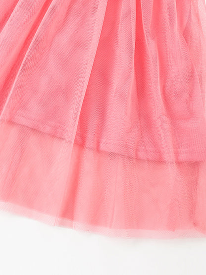 Summer Arrival Sequins Flowers Pattern Short Sleeves Crew Neck Dress for Stylish Girls, MyKids-USA®, Baby & Children's Dresses, MyKids-USA -  -  -  -  -  -  - .