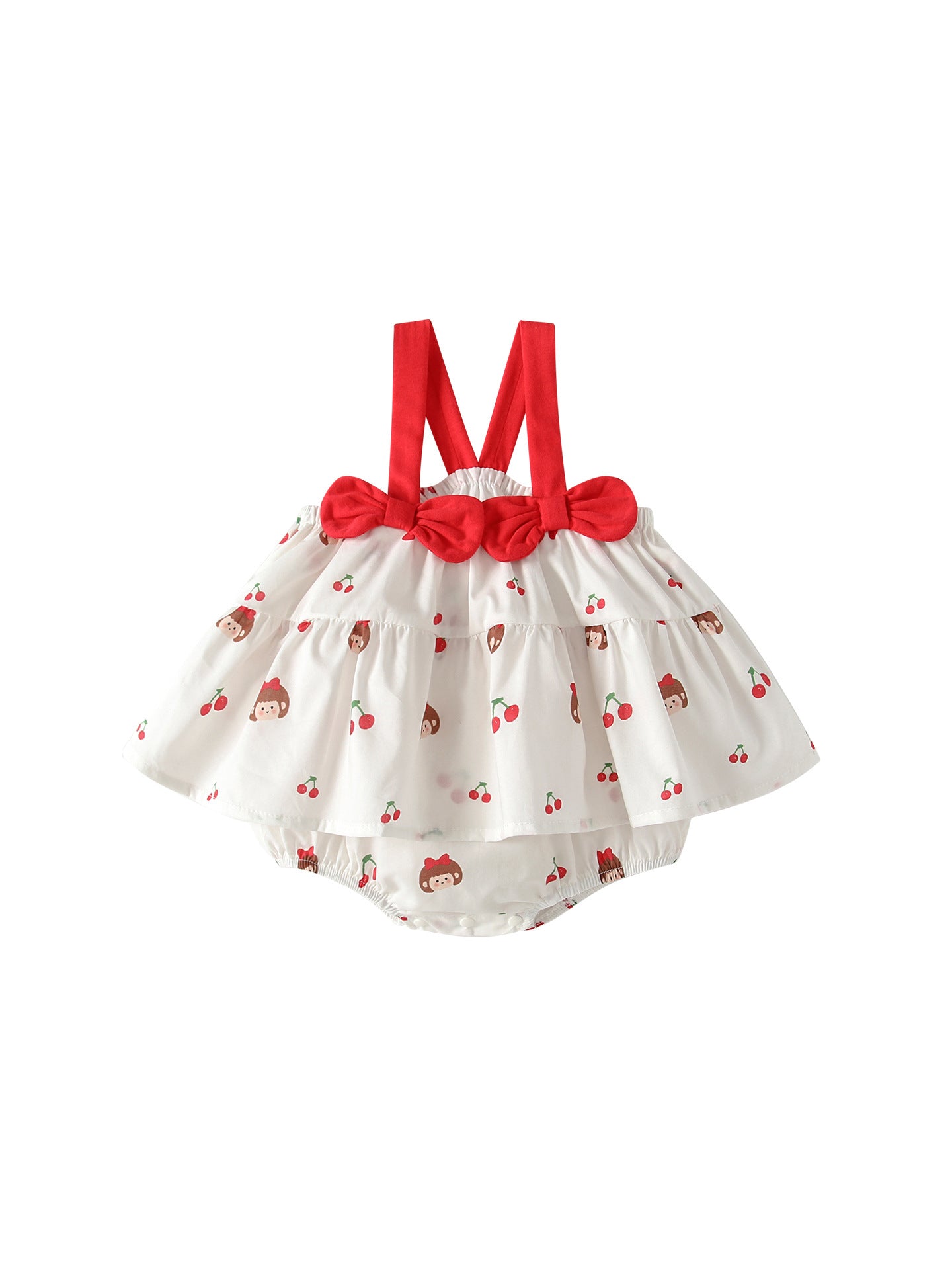 Summer Arrival Sleeveless Cartoon and Fruits Pattern Strap Bodysuit for Stylish Girls, MyKids-USA®, Baby & Children's One-Pieces, MyKids-USA -  -  -  -  -  -  - .