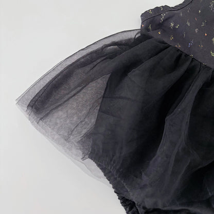 Summer Arrival Baby Girls Black Sleeveless Floral Dress Design Strap Onesies, MyKids-USA®, Baby & Toddler Dresses, MyKids-USA -  -  -  -  -  -  - 