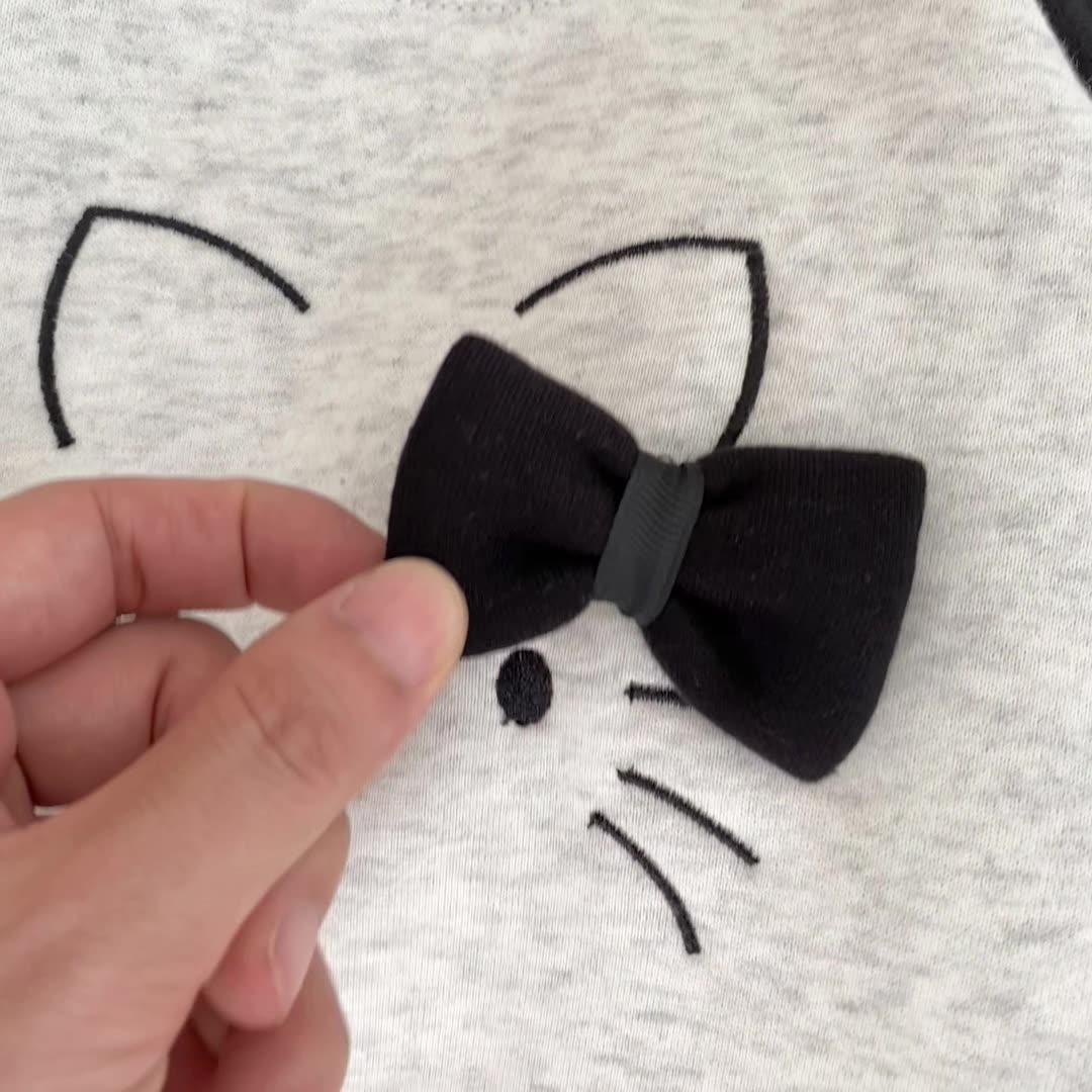 Winter and Autumn Baby Kids Girls Long Sleeves Cartoon Pattern Pullover and Striped Pants Clothing Set, MyKids-USA®, Baby & Toddler Outfits, MyKids-USA -  -  -  -  -  -  - 