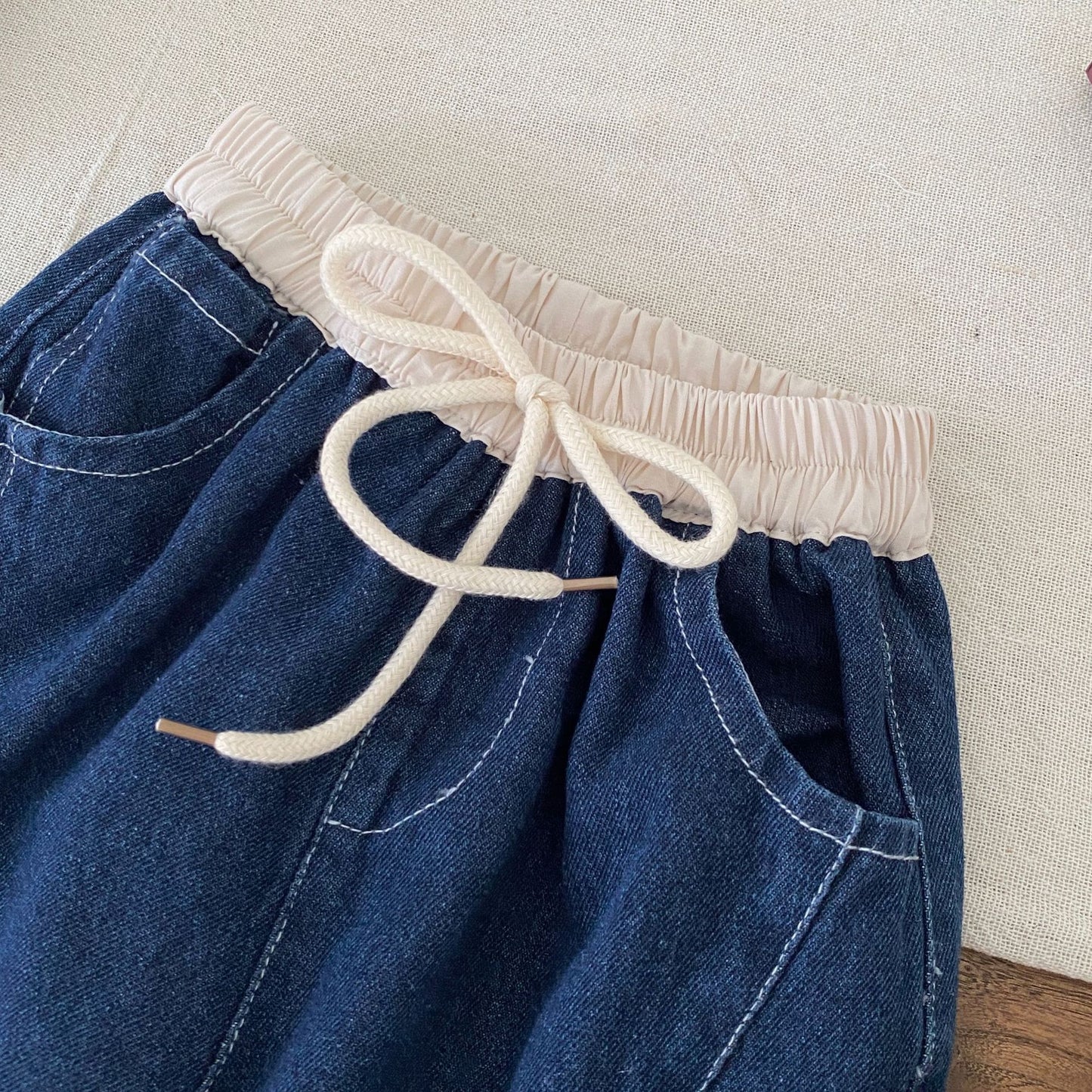 Autumn and Spring Arrival Casual American Style Color Patchwork Denim Pants, MyKids-USA®, Jeans, MyKids-USA -  -  -  -  -  -  - 