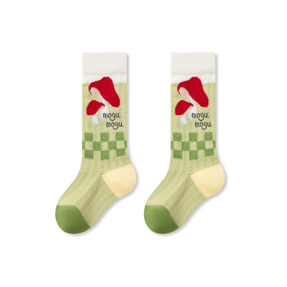 Summer and Spring Baby Kids Breathable Color Patchwork Stockings, MyKids-USA®, Baby & Toddler Socks & Tights, MyKids-USA - Size/Age - M (1-3Y) - Color - Green -  -  - TR2605132251-B.