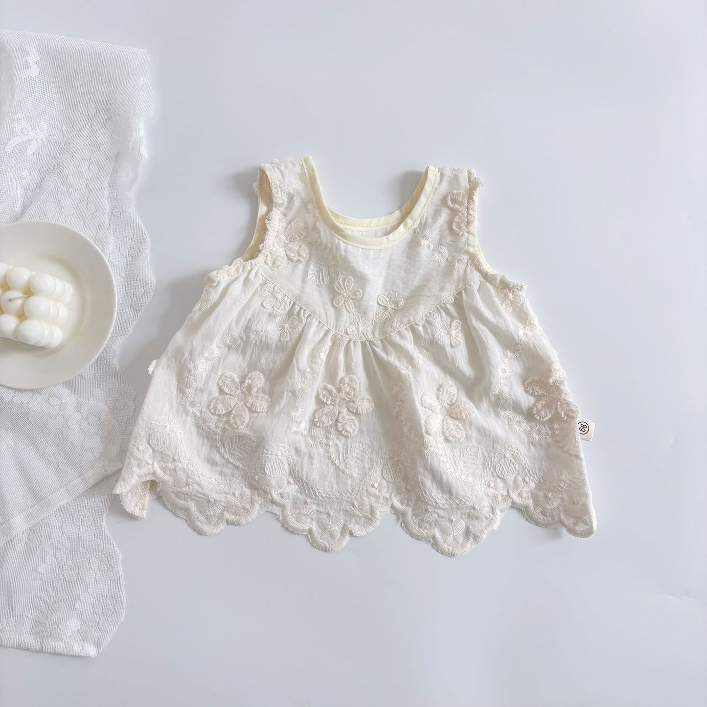 Summer Hot Selling Baby Girls Sleeveless Solid Color Flowers Embroidered Vest and Red Bloomers Clothing Set, MyKids-USA®, Baby & Toddler Outfits, MyKids-USA -  -  -  -  -  -  - 