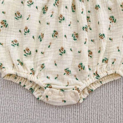 Autumn Arrival Baby Girls French-style Floral Long-sleeved Onesies and Dress – Princess Sister Matching Set, MyKids-USA®, Baby & Toddler Dresses, MyKids-USA -  -  -  -  -  -  - 