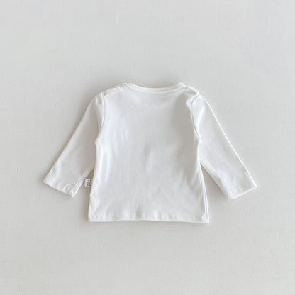 Spring and Autumn Baby Kids Unisex Long Sleeves White Top and Denim Sleeveless Overalls Clothing Set, MyKids-USA®, Baby & Toddler Outfits, MyKids-USA -  -  -  -  -  -  - 