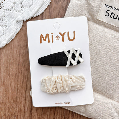 Collection of 2 Versatile Butterfly-bows Pattern Hair Clips, MyKids-USA®, Hair Pins, Claws & Clips, MyKids-USA - Size/Age - Average Size (0-12Y） - Color - Apricot -  -  - TR2601081523-A.