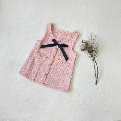 MyKids-USA® Autumn Arrival Baby Kids Girls Fashion Sleeveless Wear-Outside Dress Vest