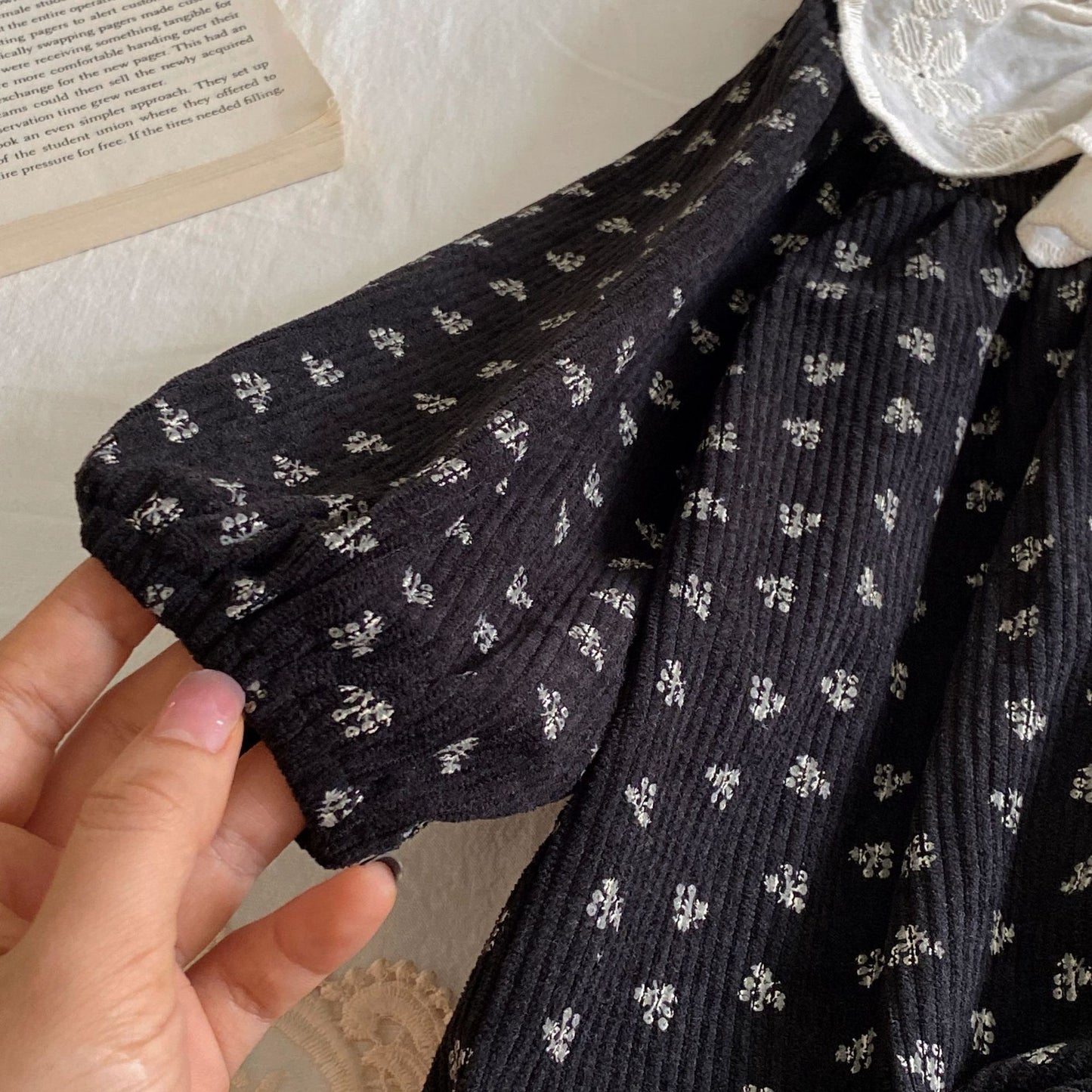 Autumn and Spring Arrival Baby Kids Girls Long Sleeves Flowers Pattern Vintage Dress, MyKids-USA®, Baby & Toddler Dresses, MyKids-USA -  -  -  -  -  -  - .