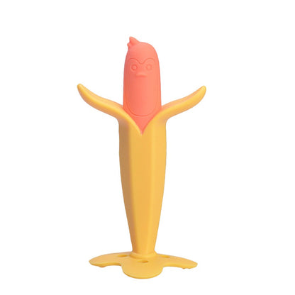 Baby Teething Toys – Banana & Corn Silicone Teething, MyKids-USA®, Teethers, MyKids-USA - Size/Age - Average Size (0-6Y） - Color - Red -  -  - TR2508302208-B