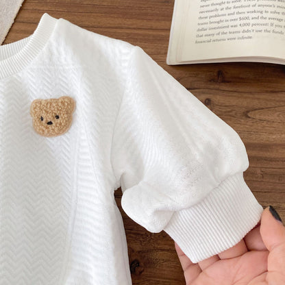 Autumn and Spring Baby Kids Long Sleeves Cute Teddy Bear Pattern Pullover and Pants Clothing Set, MyKids-USA®, Baby & Toddler Outfits, MyKids-USA -  -  -  -  -  -  - .