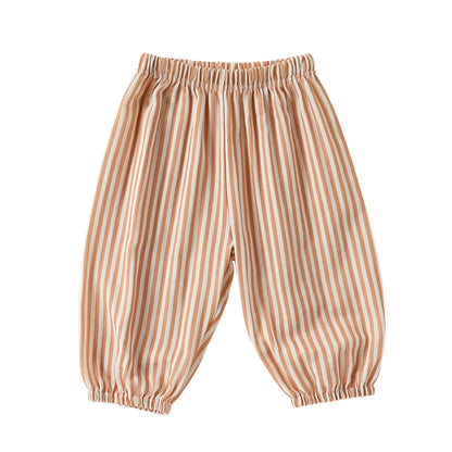 Arrival Baby Kids Boys and Girls Casual Pattern Pants, MyKids-USA®, Trousers, MyKids-USA - Size/Age - 73 (6-9M) - Color - Orange -  -  - TR2605072357-G.