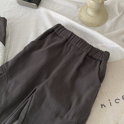 Autumn and Spring Arrival Casual American Style Plain Pants, MyKids-USA®, Trousers, MyKids-USA -  -  -  -  -  -  - 