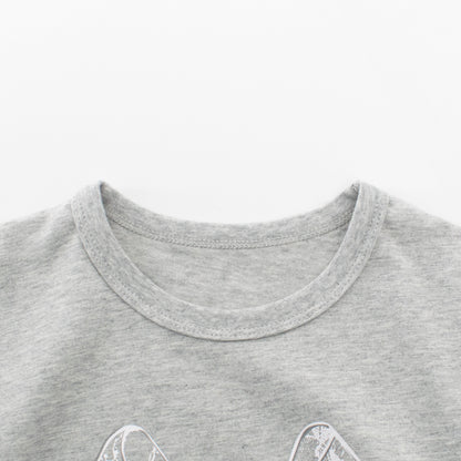 Summer Girls’ Butterfly-bow Pattern T-shirt in European and American Style, MyKids-USA®, T-Shirts, MyKids-USA -  -  -  -  -  -  - .