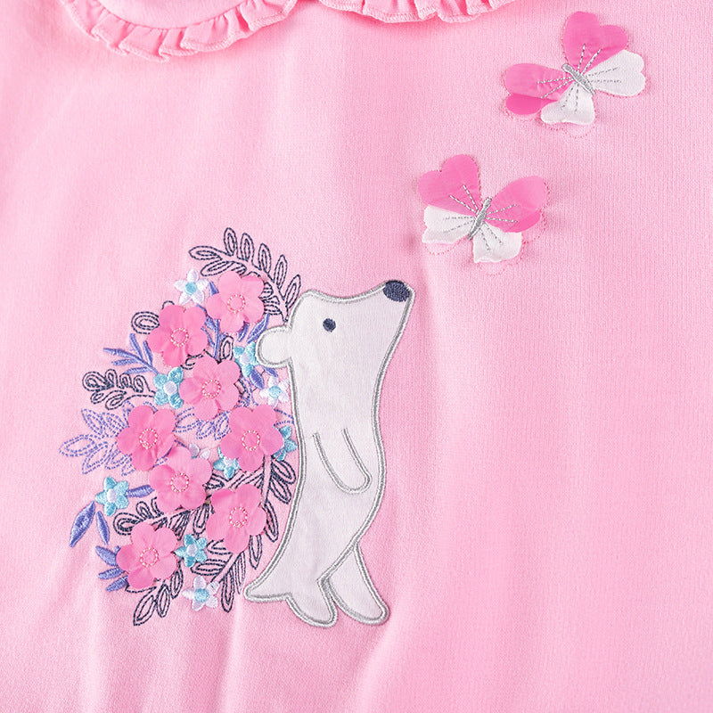 Spring and Autumn Girls Animals Cartoon Pattern Long Sleeves Sweatshirt and Pants Clothing Set, MyKids-USA®, Baby & Toddler Outfits, MyKids-USA -  -  -  -  -  -  - 