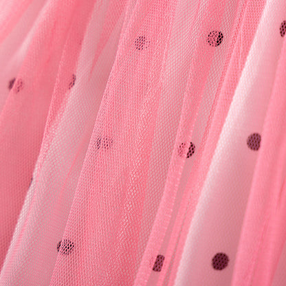 Summer Arrival Rainbow Cartoon and Dots Pattern Short Sleeves Dress for Stylish Girls, MyKids-USA®, Baby & Toddler Dresses, MyKids-USA -  -  -  -  -  -  - .