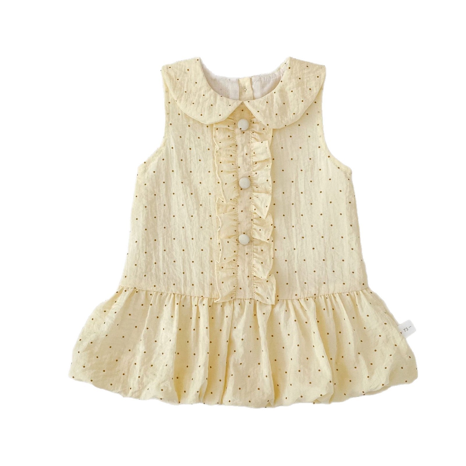 Summer Arrival Baby Girls Sleeveless Dots Pattern Dress, MyKids-USA®, Baby & Children's Dresses, MyKids-USA -  -  -  -  -  -  - .