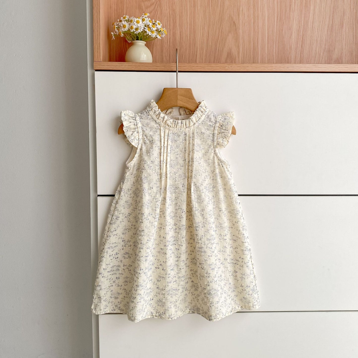 Summer Girls Floral Pattern Fly Sleeves Onesies and Dress – Princess Sister Matching Set, MyKids-USA®, Baby & Children's Outfits, MyKids-USA -  -  -  -  -  -  - .