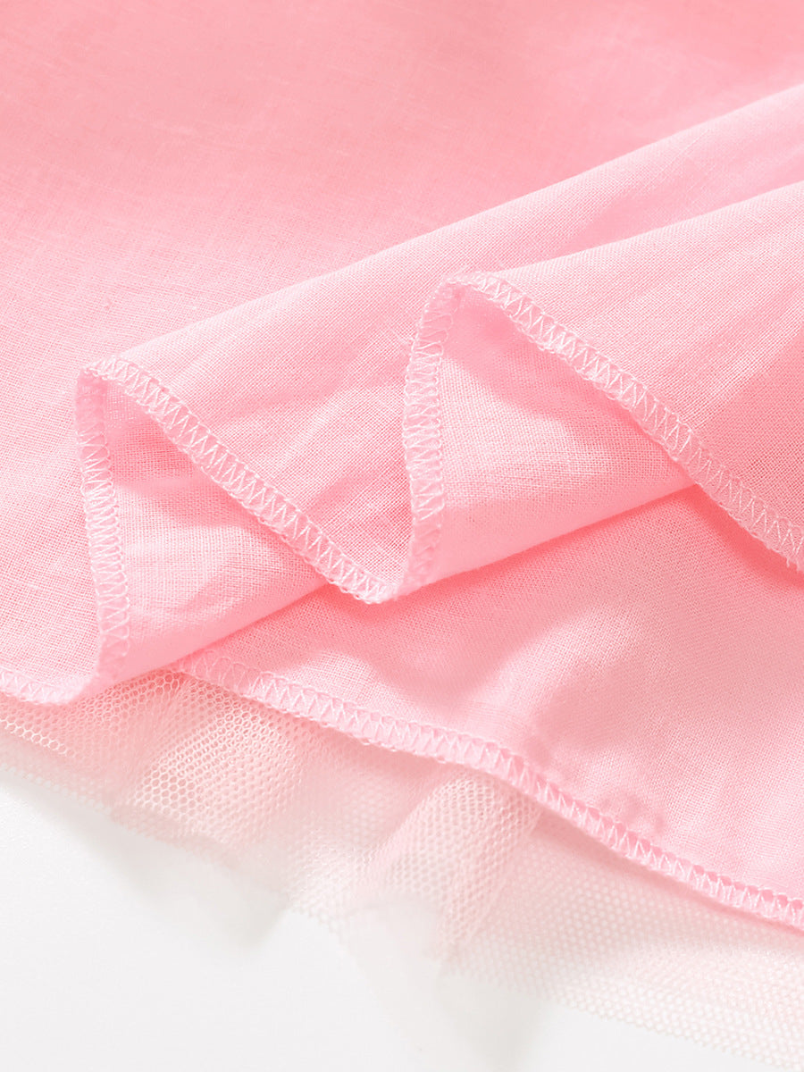 Spring And Summer Baby Girls Short Sleeves Mouse Dancers Cartoon Pattern Chiffon Dress, MyKids-USA®, Baby & Toddler Dresses, MyKids-USA -  -  -  -  -  -  - 