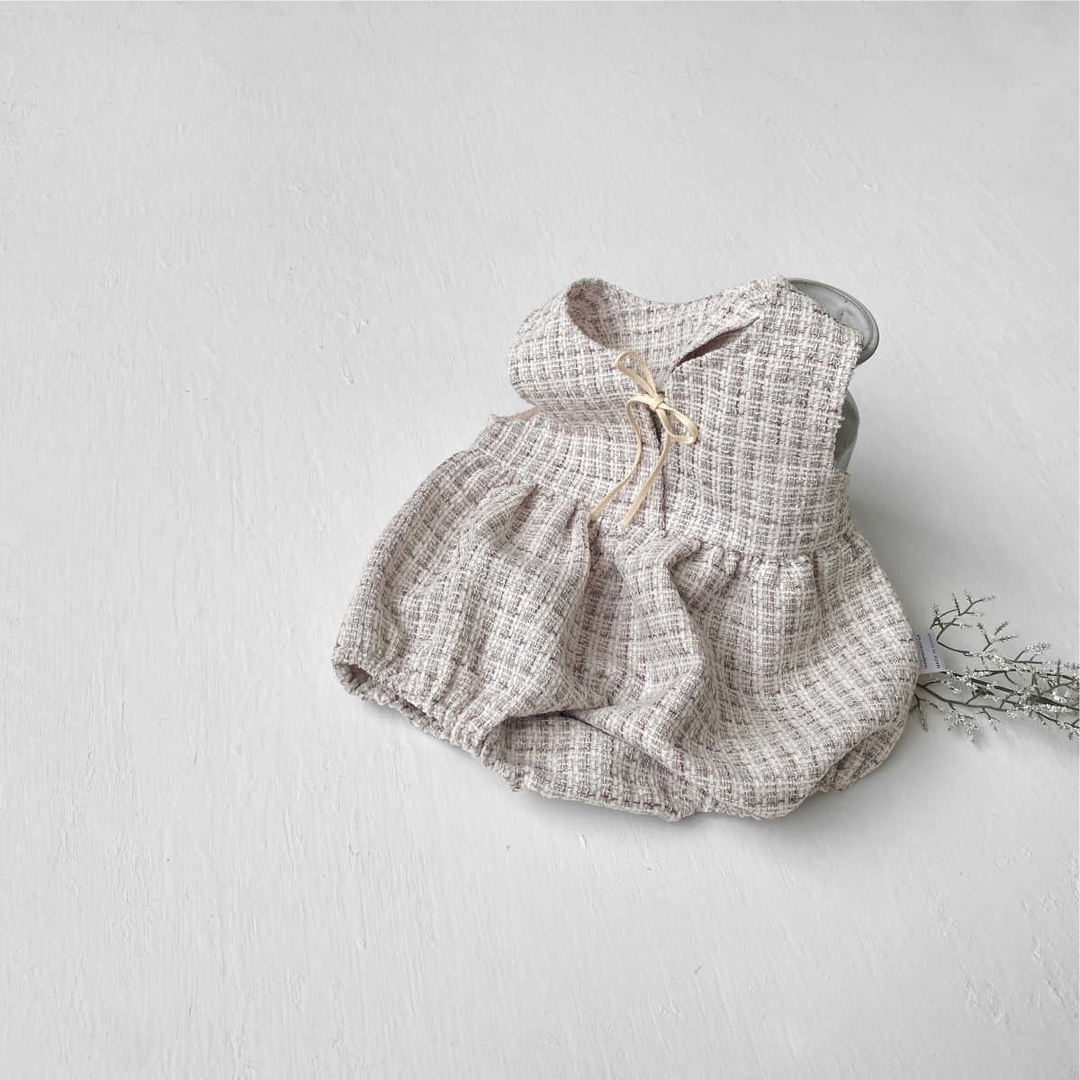 MyKids-USA® Autumn Arrival Baby Kids Girls Fashion Sleeveless Plaid Bodysuit