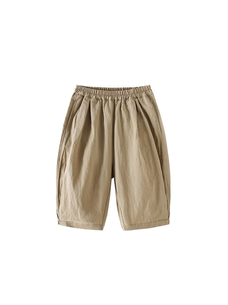 Arrival Summer Kids Solid Color Loose Fit Casual Pants