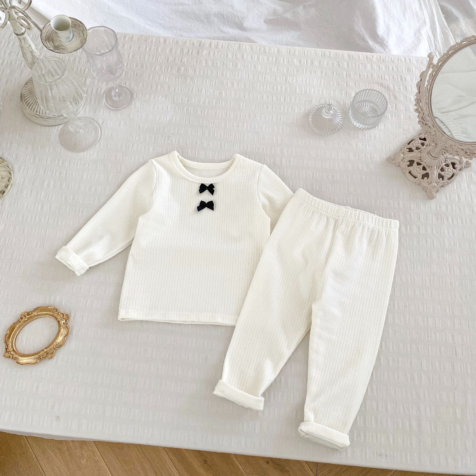 Arrival Autumn Baby Girls Long Sleeves Simple Knitted Top and Solid Color Long Trousers – Clothing Set, MyKids-USA®, Baby & Toddler Outfits, MyKids-USA - Size/Age - 66 (3-6M) - Color - Beige -  -  - TR2410032131-A