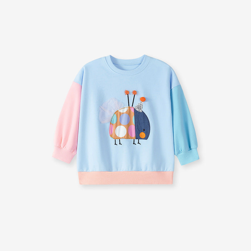 Spring and Autumn Girls Animals Cartoon Pattern Color Patchwork Long Sleeves Sweatshirt and Pants Clothing Set, MyKids-USA®, Baby & Toddler Outfits, MyKids-USA -  -  -  -  -  -  - 