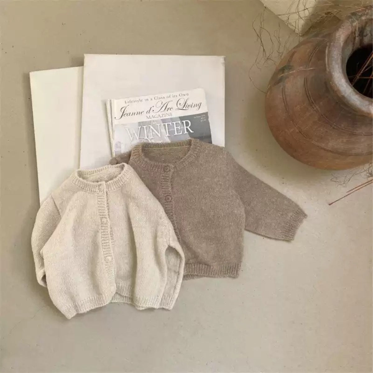 Arrival Spring and Autumn Baby Kids Unisex Solid Color Knitted Cardigan Sweater, MyKids-USA®, Cardigans, MyKids-USA -  -  -  -  -  -  - .