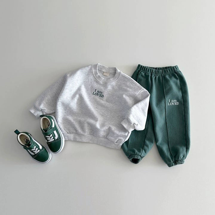 Autumn Baby Kids Unisex Casual Letters Pattern Long Sleeves Top Pullover and Pants Clothing Set, MyKids-USA®, Baby & Toddler Outfits, MyKids-USA - Size/Age - 66 (3-6M) - Color - Green -  -  - TR2505162142-A