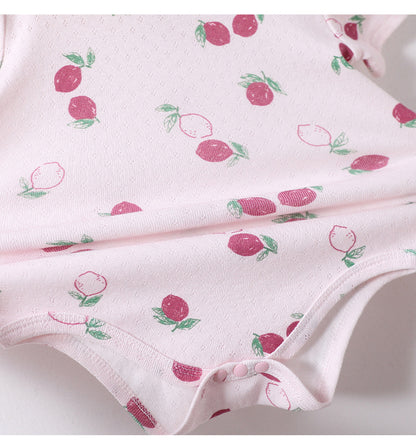 Summer Arrival Baby Girls Short Sleeves Fruits Pattern Bodysuit, MyKids-USA®, Bodysuits, MyKids-USA -  -  -  -  -  -  - .