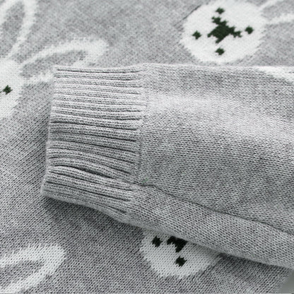 Hot Selling Autumn Baby Kids Long Sleeves Rabbits Cartoon Pattern Rompers