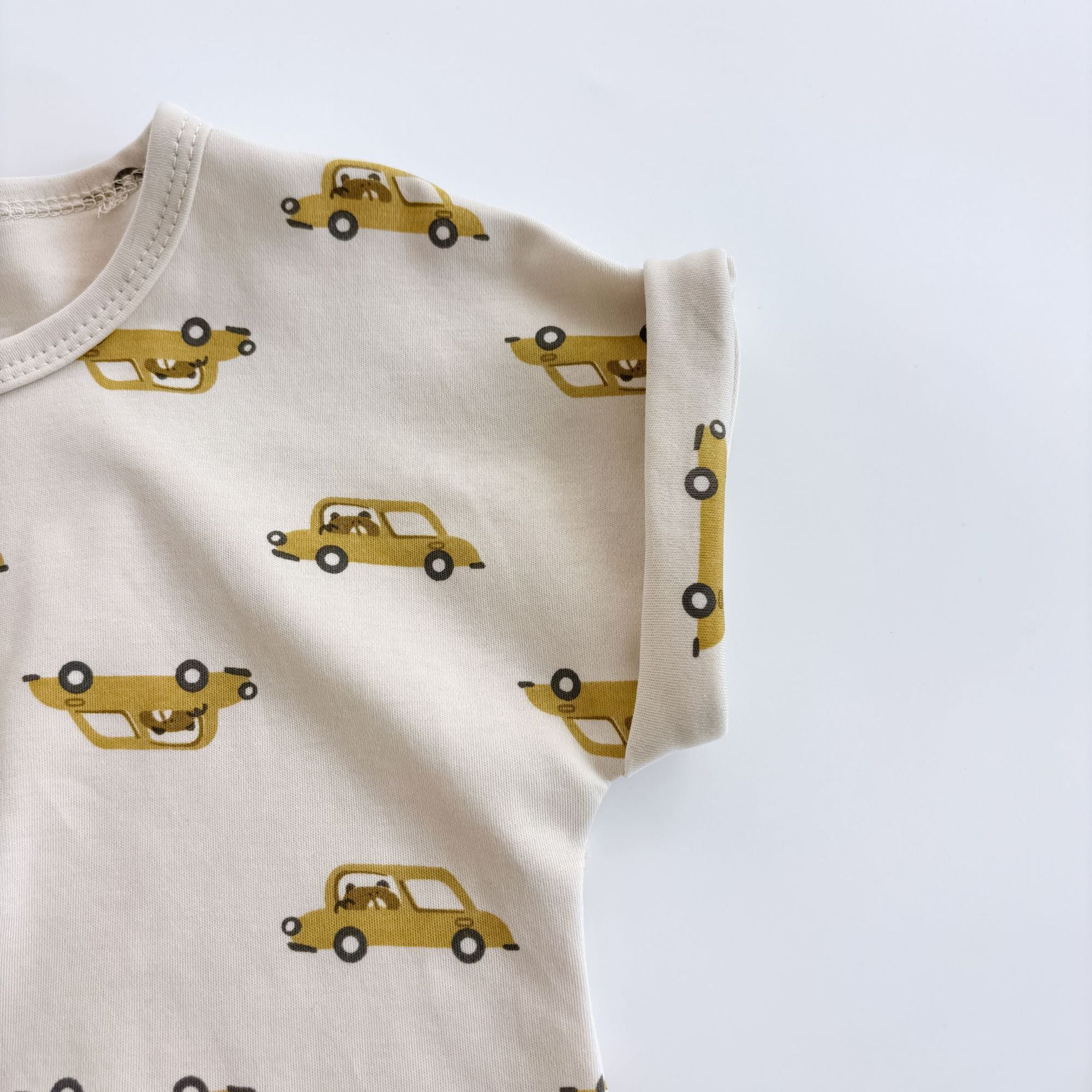 Summer Arrival Baby Unisex Cartoon Cars Pattern Short Sleeves Rompers, MyKids-USA®, Baby One-Pieces, MyKids-USA -  -  -  -  -  -  - 