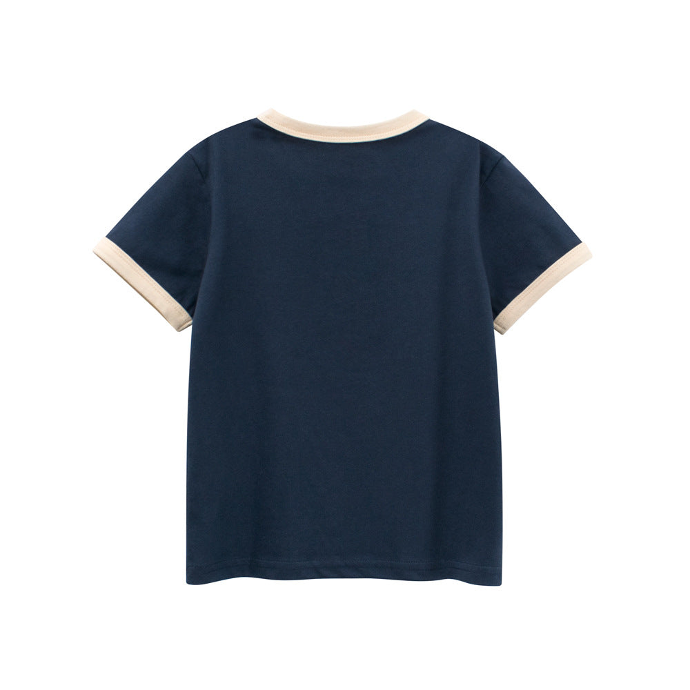 Summer Girls’ Fruits and Letters Pattern T-shirt in European and American Style, MyKids-USA®, T-Shirts, MyKids-USA -  -  -  -  -  -  - .