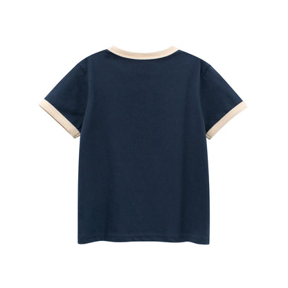 Summer Girls’ Fruits and Letters Pattern T-shirt in European and American Style, MyKids-USA®, T-Shirts, MyKids-USA -  -  -  -  -  -  - .