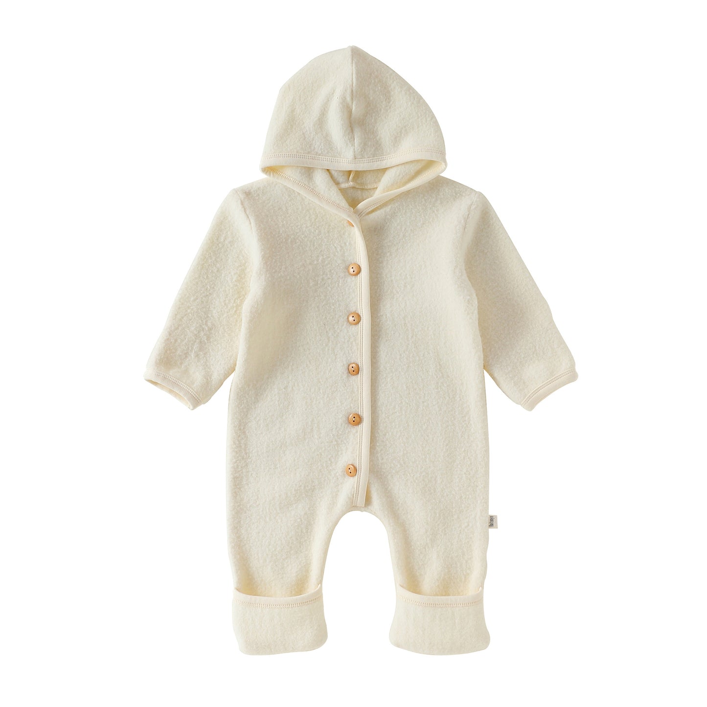 Winter Arrival Baby Unisex Long Sleeves Solid Color Hooded Rompers, MyKids-USA®, Baby One-Pieces, MyKids-USA - Size/Age - 66 (3-6M) - Color - Apricot -  -  - TR2512271018-A.