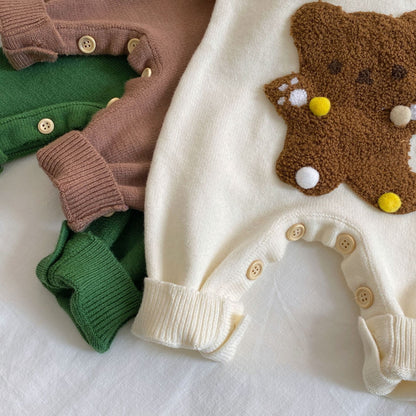 Autumn and Winter Arrival Baby Unisex Long Sleeves Cute Animals Cartoon Pattern Hooded Warm Rompers, MyKids-USA®, Baby One-Pieces, MyKids-USA -  -  -  -  -  -  - 