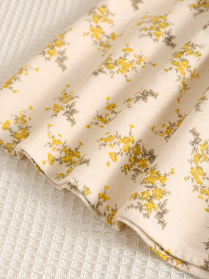 Autumn Arrival Baby Kids Girls Floral Pattern Long Sleeves Ruffle Neck Dress, MyKids-USA®, Baby & Toddler Dresses, MyKids-USA -  -  -  -  -  -  - 