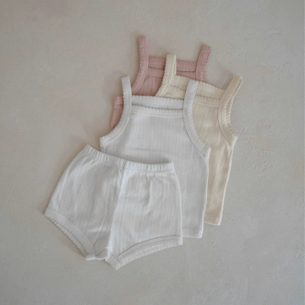 Summer Hot Selling Baby Kids Unisex Sleeveless Solid Color Vest and Plain Bloomers Clothing Set, MyKids-USA®, Baby & Toddler Outfits, MyKids-USA - Size/Age - 66 (3-6M) - Color - Pink -  -  - TR2506052322-B