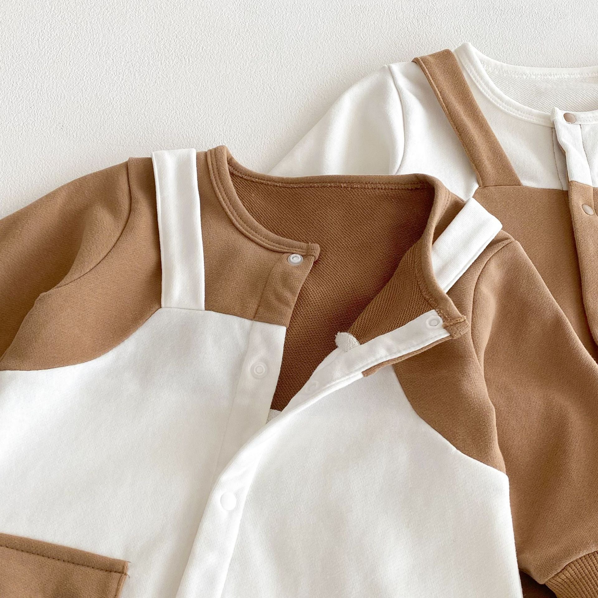 Autumn Arrival Baby Unisex Long Sleeves Cartoon Pattern Color Patchwork Rompers, MyKids-USA®, Baby One-Pieces, MyKids-USA -  -  -  -  -  -  - 