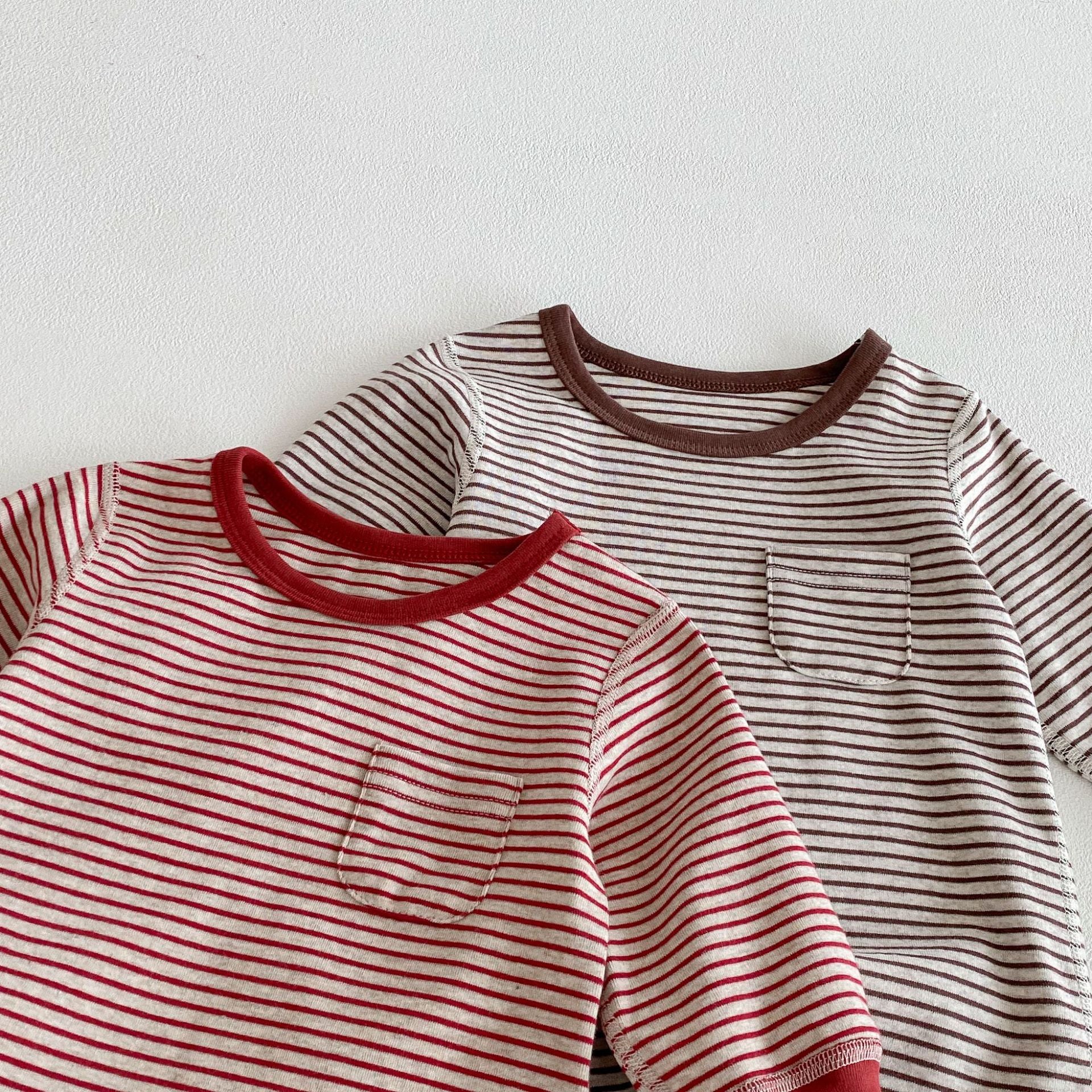 Autumn and Spring Arrival Baby Unisex Long Sleeves Striped Pattern Rompers, MyKids-USA®, Baby One-Pieces, MyKids-USA -  -  -  -  -  -  - 