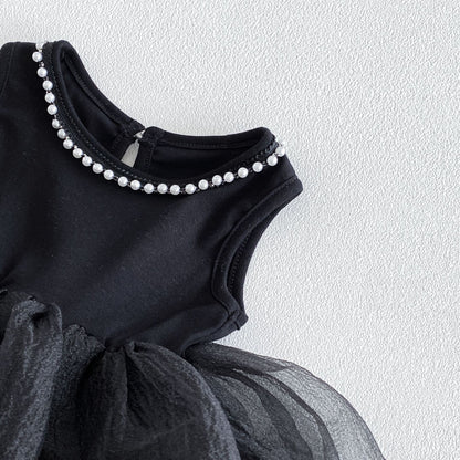 Summer Arrival Sleeveless Black Beaded Dress for Stylish Girls, MyKids-USA®, Baby & Children's Dresses, MyKids-USA -  -  -  -  -  -  - .