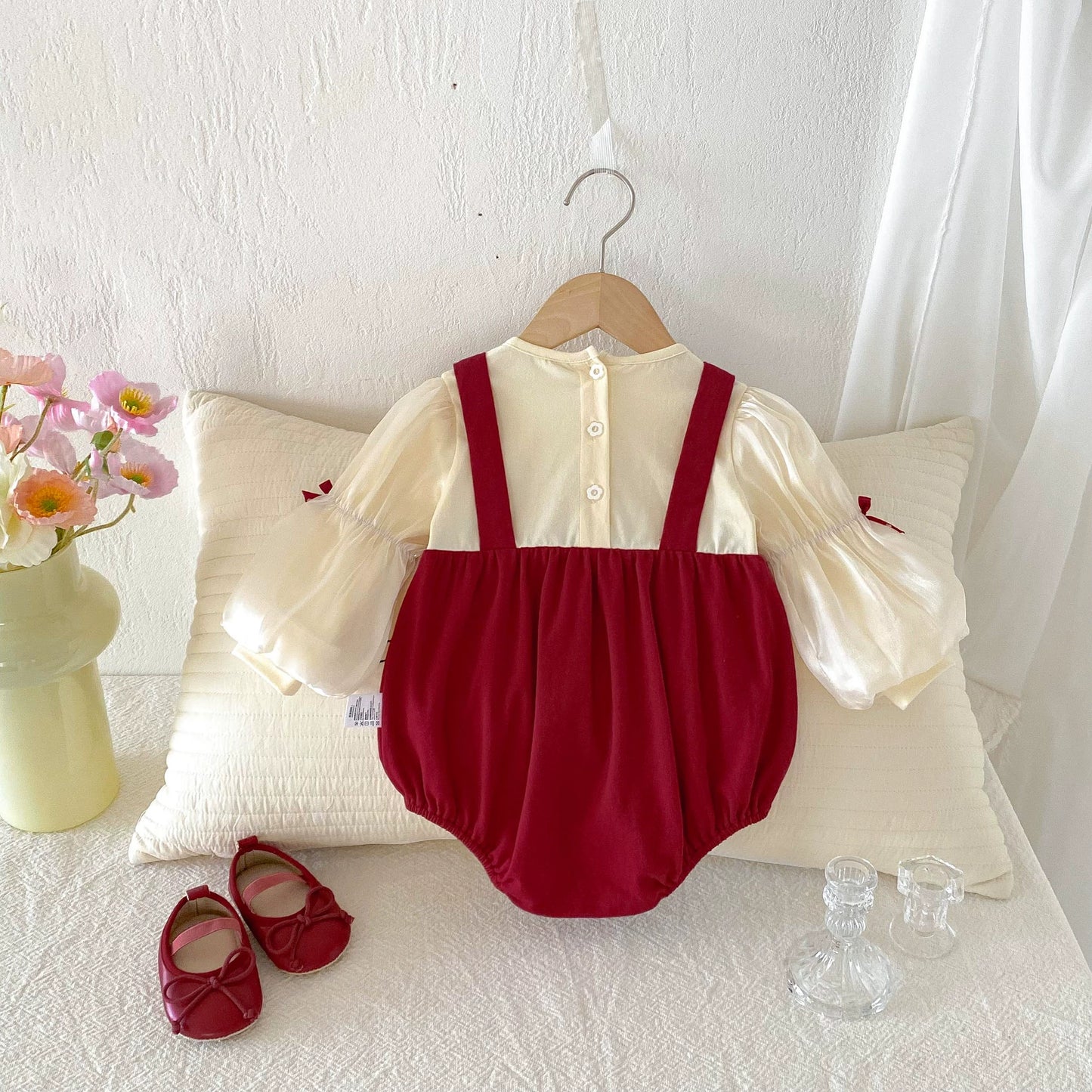 Autumn Hot Selling Baby Girls Long Sleeves Color Patchwork Onesies Bodysuits, MyKids-USA®, Baby One-Pieces, MyKids-USA -  -  -  -  -  -  - 