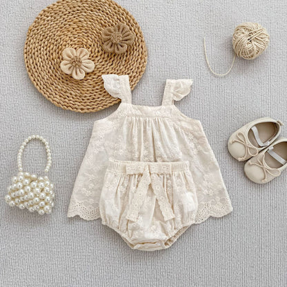 Summer Baby Kids Girls Sleeveless Cute Floral Vest and Bloomers Clothing Set, MyKids-USA®, Baby & Children's Outfits, MyKids-USA -  -  -  -  -  -  - .